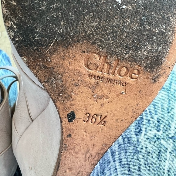 Chloe Suede Multi Straps Open Toe Wedge Sandal - Picture 13 of 16